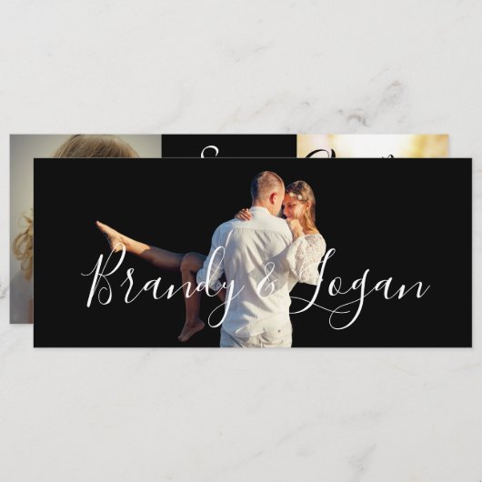 Sla de datum foto kaarten op (Voorkant / Achterkant)