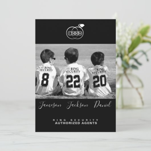 Sla de datum foto kaarten op (Staand voorkant)