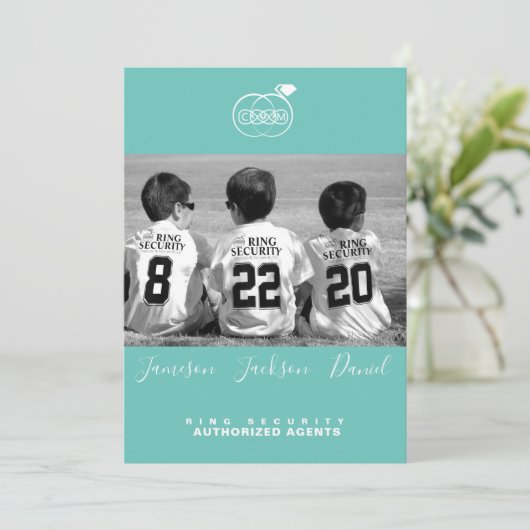 Sla de datum foto kaarten op (Staand voorkant)