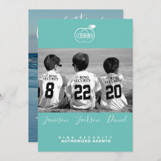 Sla de datum foto kaarten op (Voorkant / Achterkant)