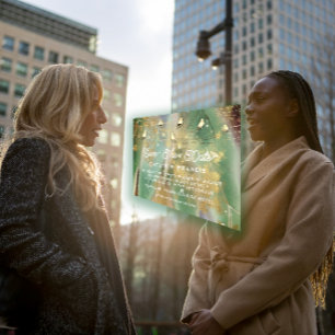 Sla de datum foto Woodland Cottage Golden Bird Kaart