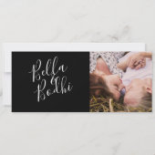 Sla de datum fotokaarten op save the date (Achterkant)