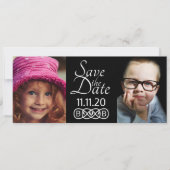 Sla de datum fotokaarten op save the date (Voorkant)