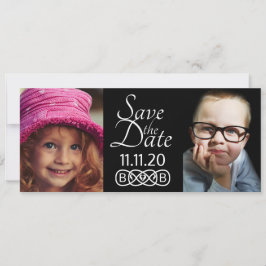 Sla de datum fotokaarten op save the date