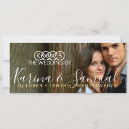 Sla de datum fotokaarten op save the date