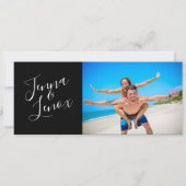 Sla de datum fotokaarten op save the date (Achterkant)