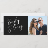 Sla de datum fotokaarten op save the date (Achterkant)