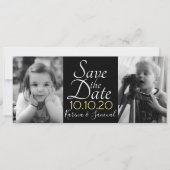 Sla de datum fotokaarten op save the date (Voorkant)