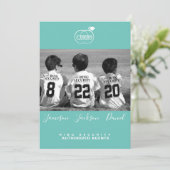 Sla de datum fotokaarten op save the date (Staand voorkant)