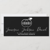 Sla de datum fotokaarten op save the date (Achterkant)