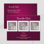 Sla de datum foto's briefkaarten, aankondigingskaart (Voorkant / Achterkant)