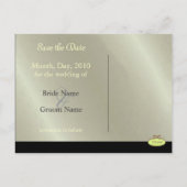 Sla de datum foto's briefkaarten, aankondigingskaart (Achterkant)