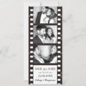 Sla de datum fotostrip fotocabine save the date (Voorkant)