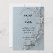 Sla de datum Gepersonaliseerde Eenvoudige Moderne  Kaart (Achterkant)