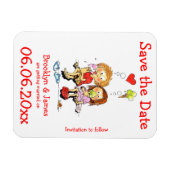 Sla de datum grappig op magneet (Horizontaal)