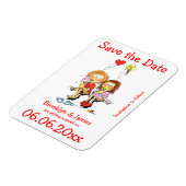 Sla de datum grappig op magneet (Linkerzijde)