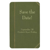 Sla de datum Green Book Magnet op Magneet (Verticaal)