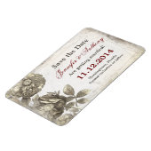 Sla de datum Grungy  aangepaste magneten op (Linkerzijde)