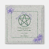 Sla de datum Handfasting Magnet op (Voorkant)