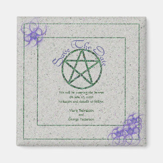 Sla de datum Handfasting Magnet op