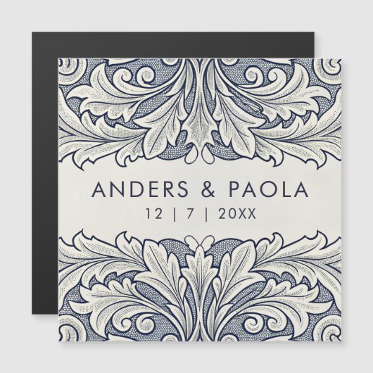 Sla de datum herinnering Elegant Italiaanse stijl (Voorkant / Achterkant)