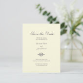 Sla de datum // Het Collectie van de legantie op Save The Date (Staand voorkant)