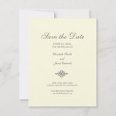 Sla de datum // Het Elegance Collectie op Save The Date (Voorkant)