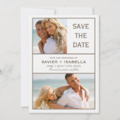 Sla de datum-inkeping op | wit save the date (Voorkant)