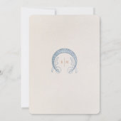 Sla de datum Kaart Victoriaans Elegantie Bruiloft (Achterkant)