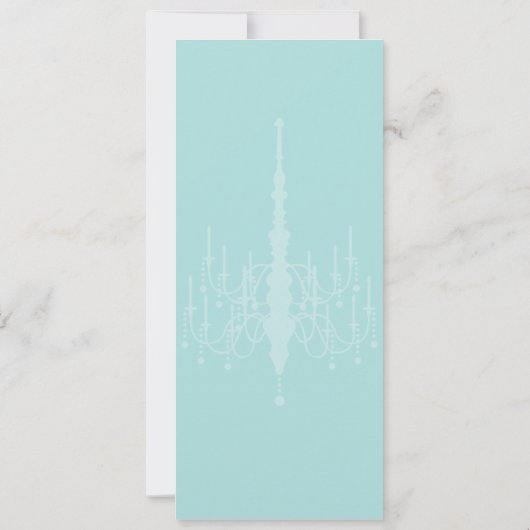 Sla de datum Kroonluchter Verticale Kaart (Achterkant)