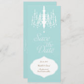 Sla de datum kroonluchter verticale kaart op (Voorkant / Achterkant)