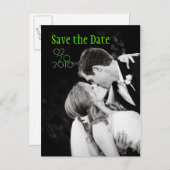 Sla de datum Kus Aankondigingskaart (Voorkant / Achterkant)