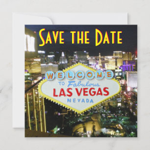 Sla de datum Las Vegas Bruiloften Save The Date