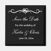 Sla de datum legant en afbeelding op magneet (Voorkant)