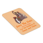 Sla de datum magneet fiets / motorfiets bruiloften (Rechterzijde)