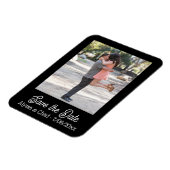 Sla de datum magneet gepersonaliseerde foto op (Linkerzijde)
