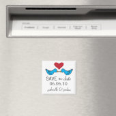 Sla de datum magneet Lovebirds (Insitu (Vaatwasser))