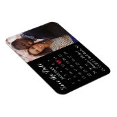 Sla de datum magneet op - fotokalender (Rechterzijde)