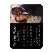 Sla de datum magneet op - fotokalender (Verticaal)