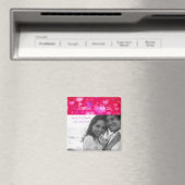 Sla de datum magneet schattige harten fotosjabloon (Insitu (Vaatwasser))