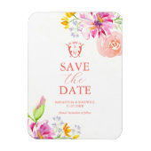 Sla de datum magneten bloemen (Verticaal)