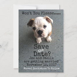 Sla de datum magnetisch op magnetische uitnodiging