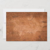 Sla de Datum Mason Jar String Lights Rustieke Foto Kaart (Achterkant)