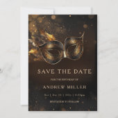 Sla de Datum Masquerade Party op Kaart (Voorkant)