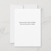 Sla de datum, namen en foto-informatie op notitiekaartje (Achterkant)