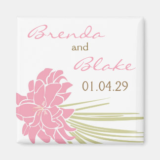 Sla de datum of huwelijksmagneet op magneet