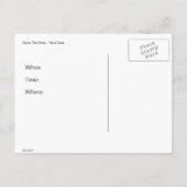 Sla de datum op (2) aankondigingskaart (Achterkant)