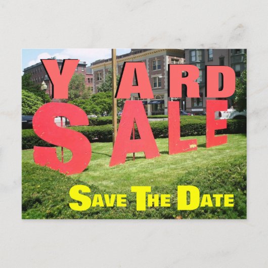 Sla de datum op (2) aankondigingskaart (Voorkant)