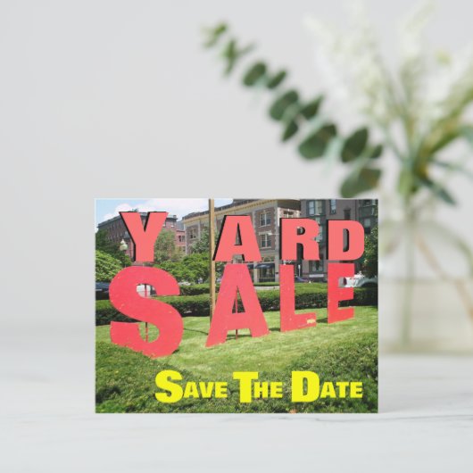 Sla de datum op (2) aankondigingskaart (Staand voorkant)