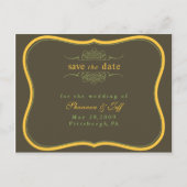 Sla de datum op,  aankondigingskaart (Voorkant)